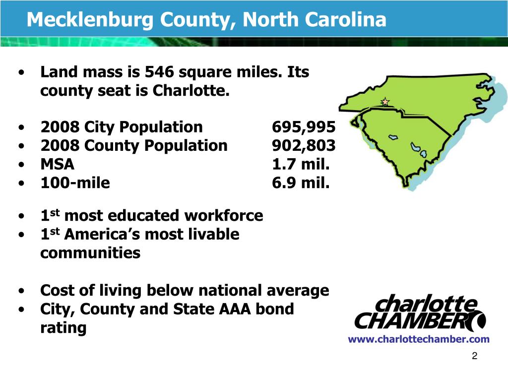 PPT Mecklenburg County, North Carolina PowerPoint Presentation, free