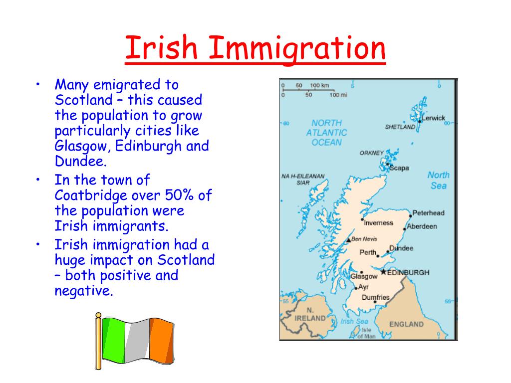 thesis statement for irish immigration