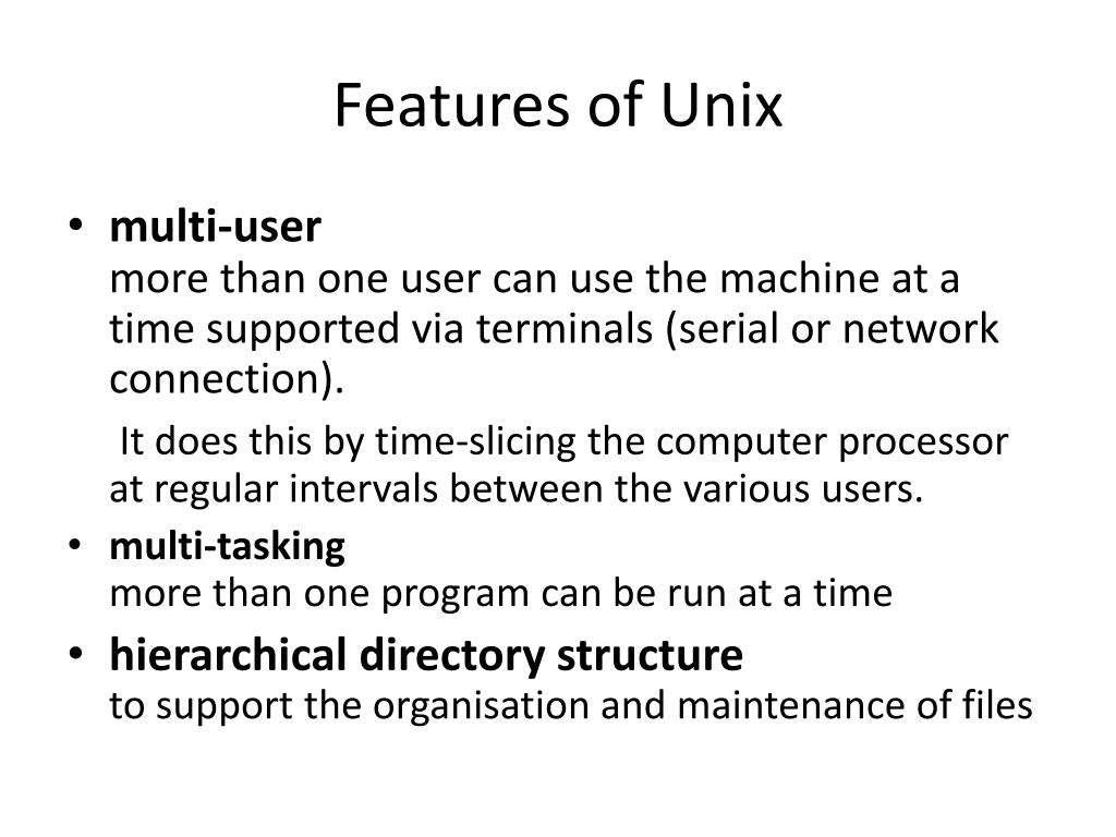 PPT - Unix Presentation PowerPoint Presentation, free download - ID:3470575