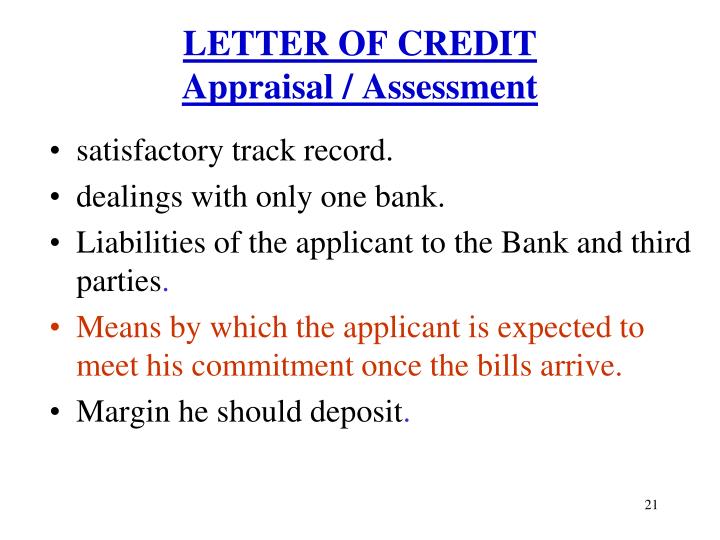 credit appraisal assessment from bankers credit appraisal assessment from bankers