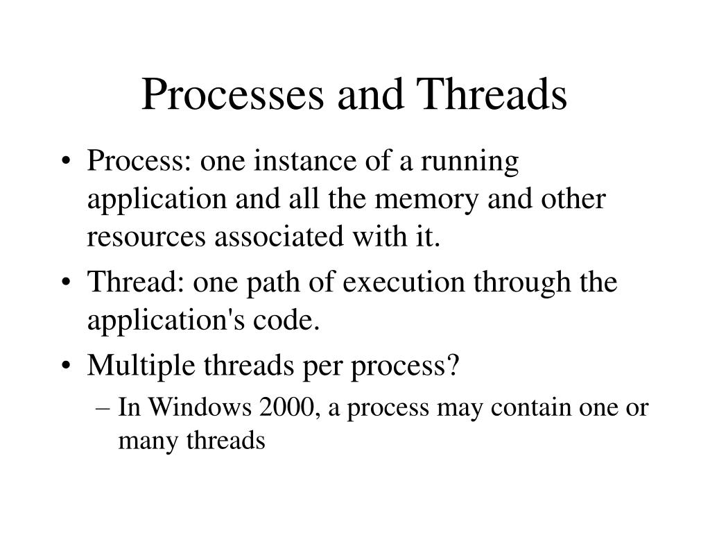 Thread/process Computer PPT - Amanda Johnson Hannah Young Josh Taylor Rich Carroll Troy ...