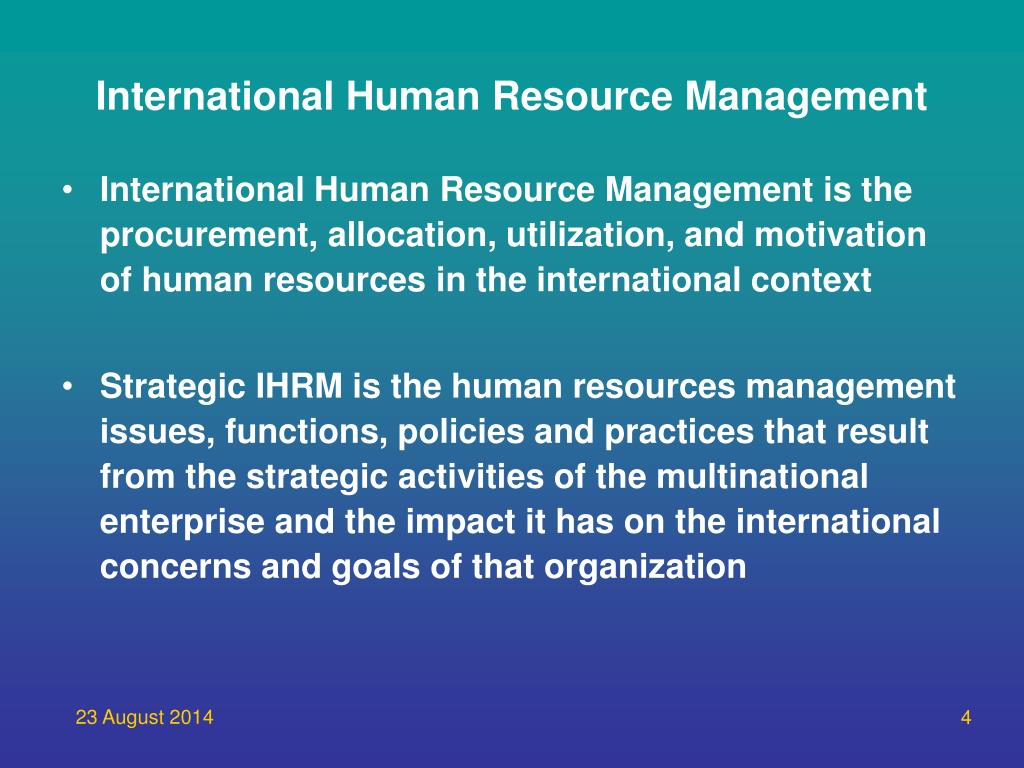 research topics on international human resource management