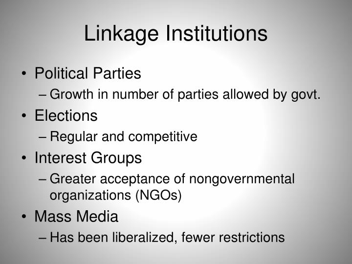 linkage institutions