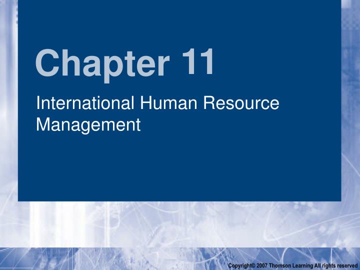 Ppt International Human Resource Management Powerpoint Presentation