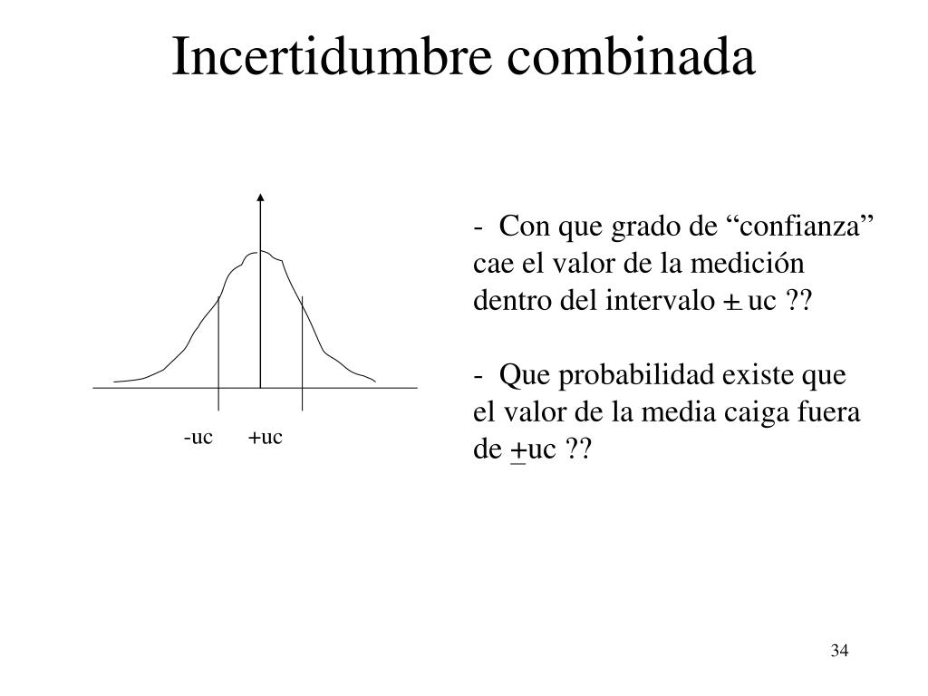 PPT - Guía para el cálculo de incertidumbre PowerPoint Presentation ...