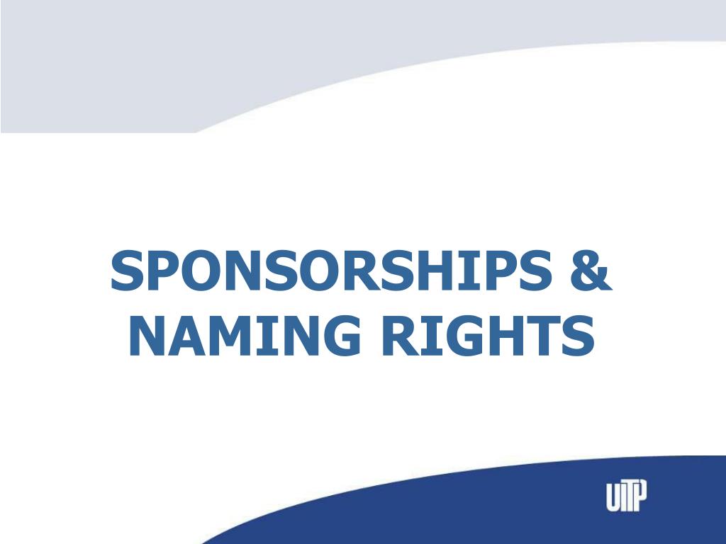 Naming Rights Application PPT - Regional Public Transport Seminar Contracting, Financing and ...
