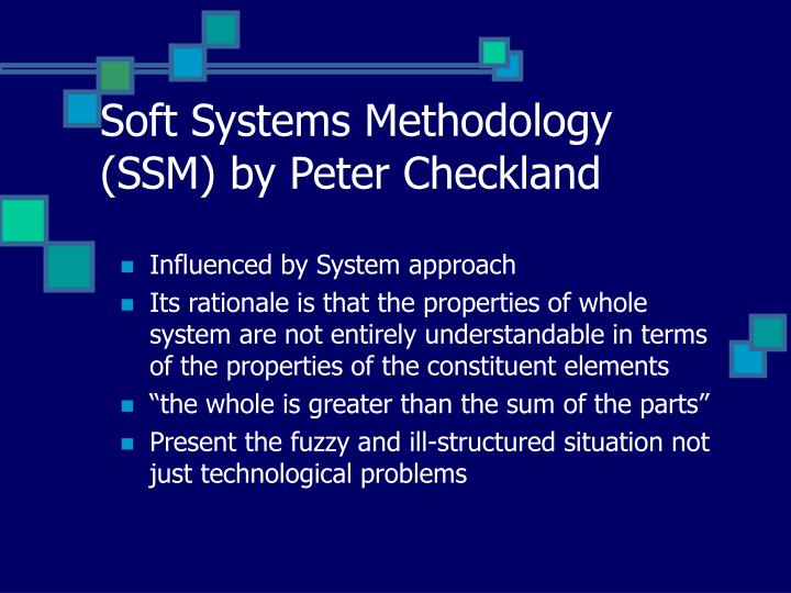 Dissertation using soft systems by checkland