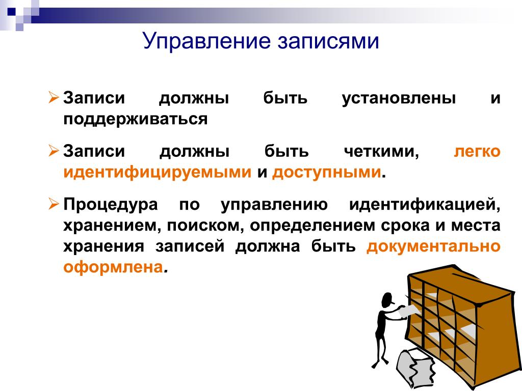Процедура управление записями. Управление записями. Процедура управления записями. Управление записями по качеству. Управление записями предполагает.
