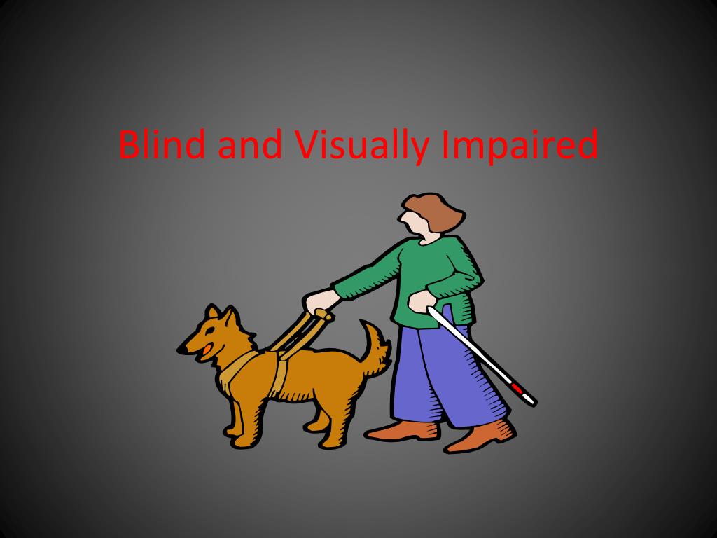 presentation for visually impaired