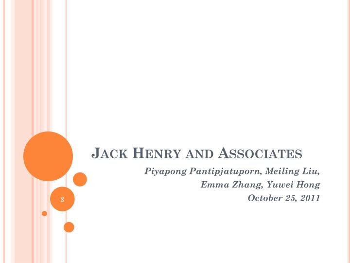 PPT Jack Henry And Associates PowerPoint Presentation Free Download Ppt jack henry and associates powerpoint presentation free download