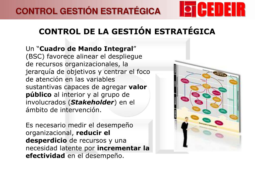 PPT - CONTROL DE LA GESTIÓN ESTRATÉGICA A PARTIR DE “ MAPAS ...