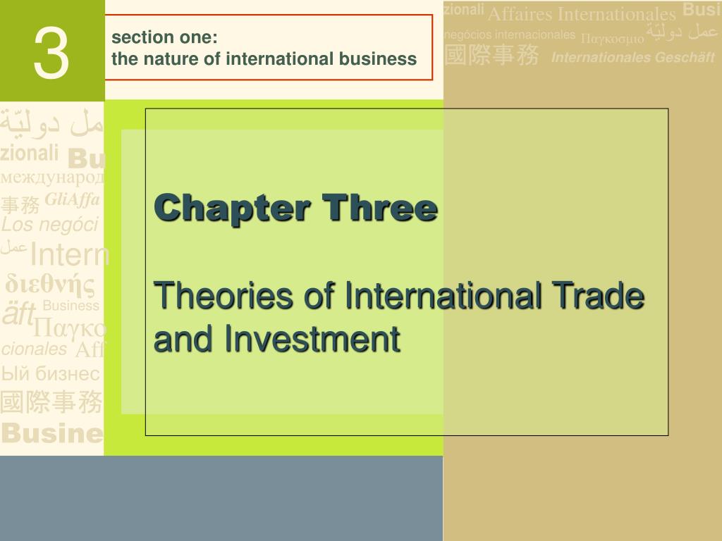 PPT - section one: the nature international business Presentation - ID:3476087