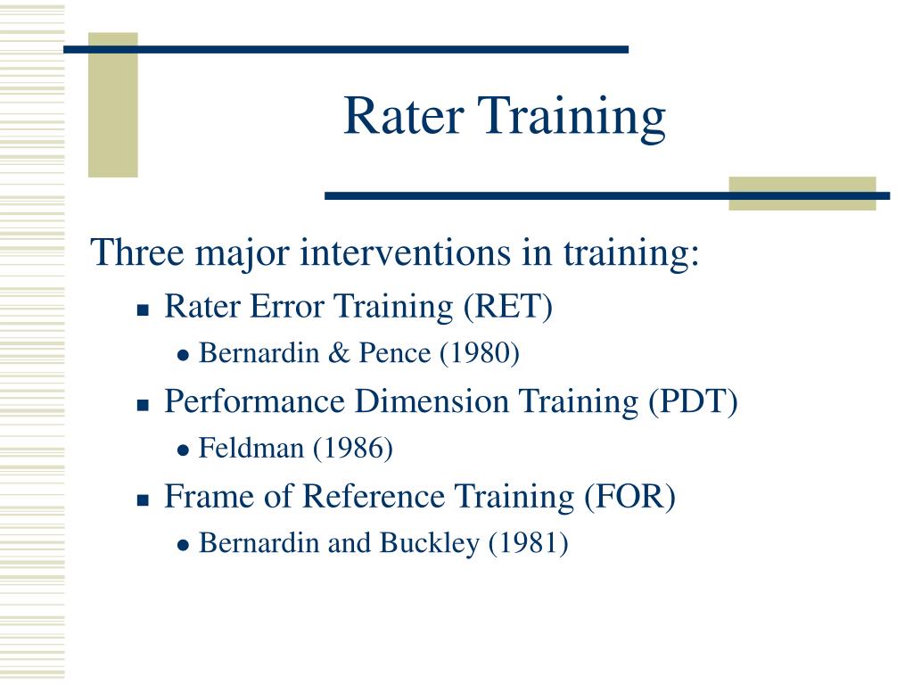 Train Raters PPT - Eric Cartaya Florida International University PowerPoint ...