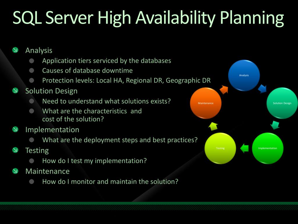 PPT - Building a High Availability Strategy for Your Enterprise Using ...
