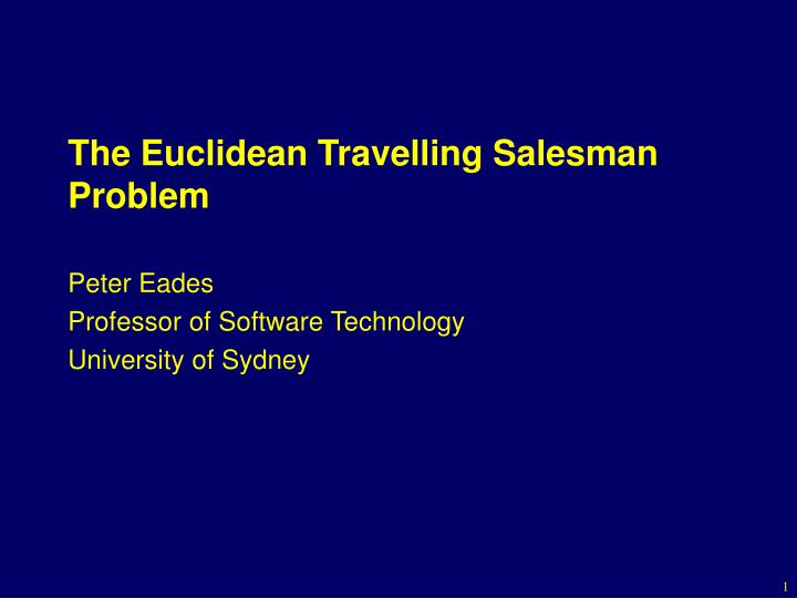 report the travelling salesman problem Travelling salesman problem & assignment maximization problem by, muhammed abdulla nc. report the travelling salesman problem Travelling salesman problem & assignment maximization problem by, muhammed abdulla nc.