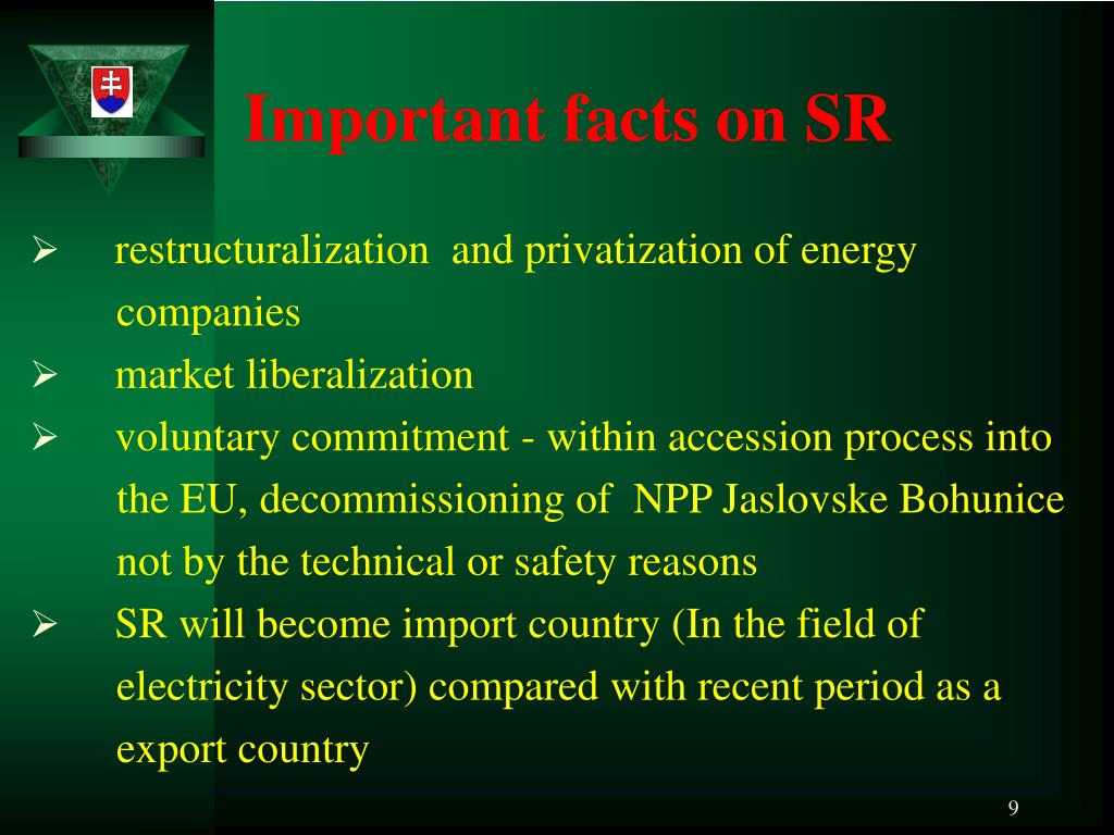 PPT - Strategy of security of enery supply Slovak Republic PowerPoint ...