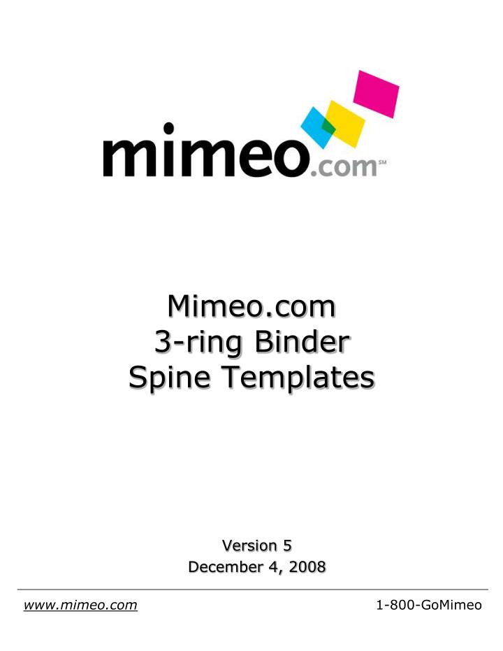 5 Binder Spine Template from image1.slideserve.com