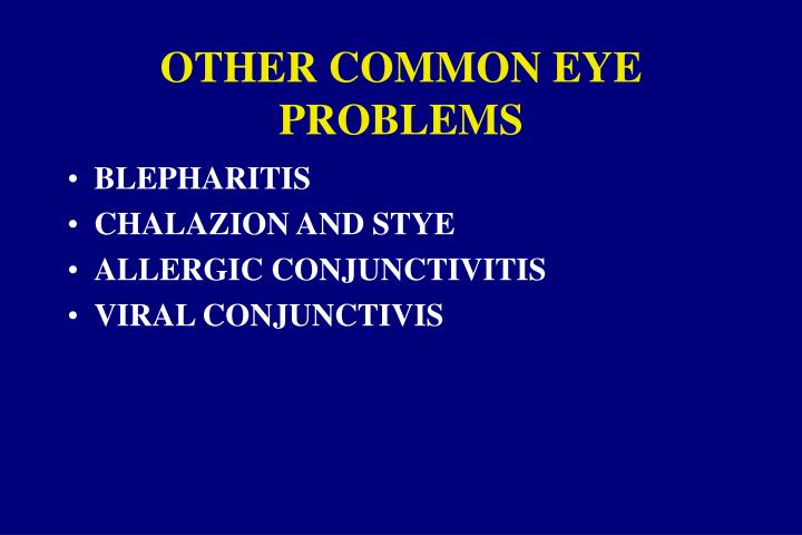 PPT - ASSESSMENT OF THE RED EYE FOR PRIMARY CARE ...
