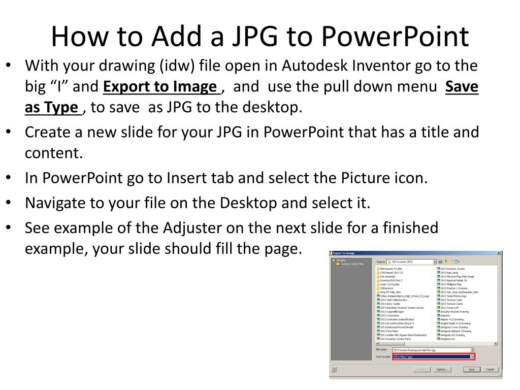 PPT - Autodesk Inventor Portfolio 3 Drawing Files PowerPoint Presentation -  ID:3480366