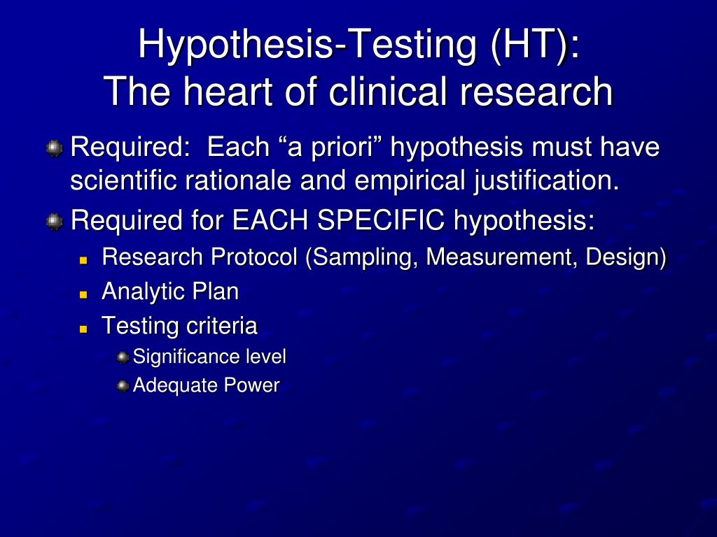 hypothesis generation clinical