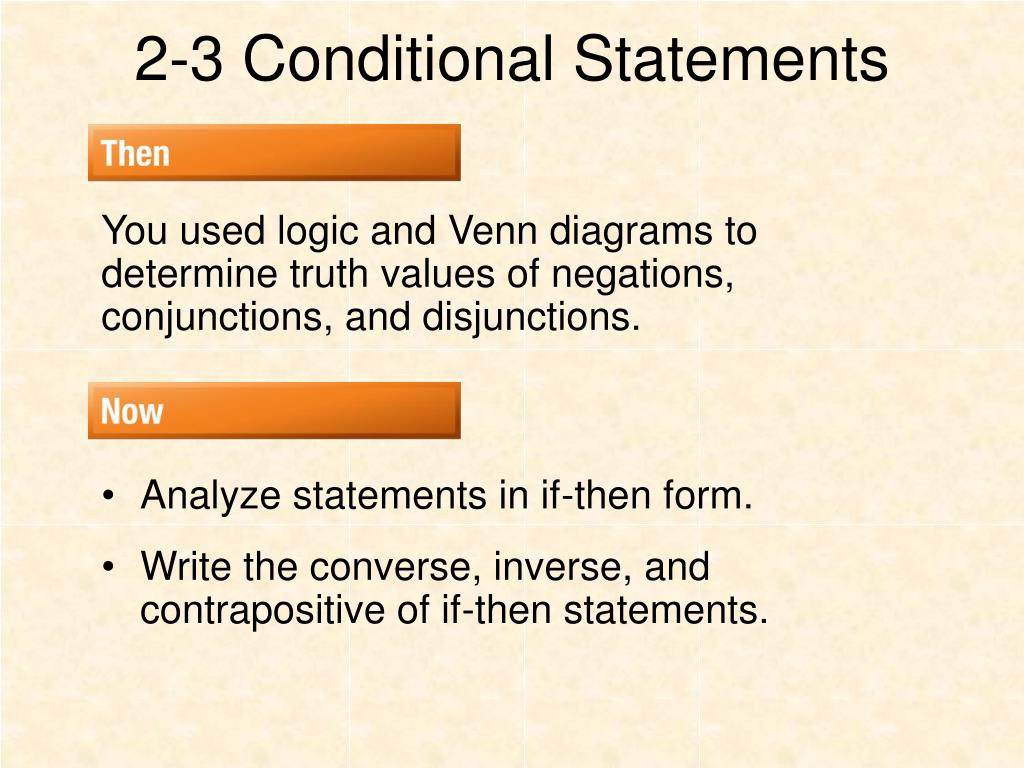 PPT - 27-27 Conditional Statements PowerPoint Presentation, free