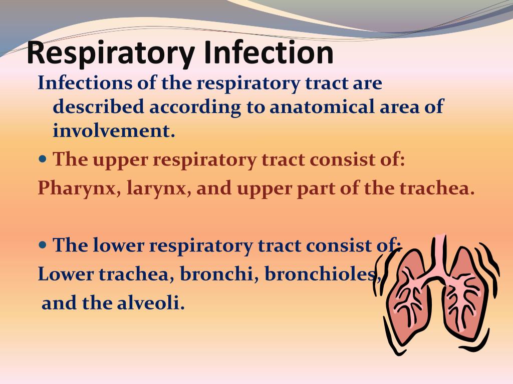presentation of respiratory tract infection