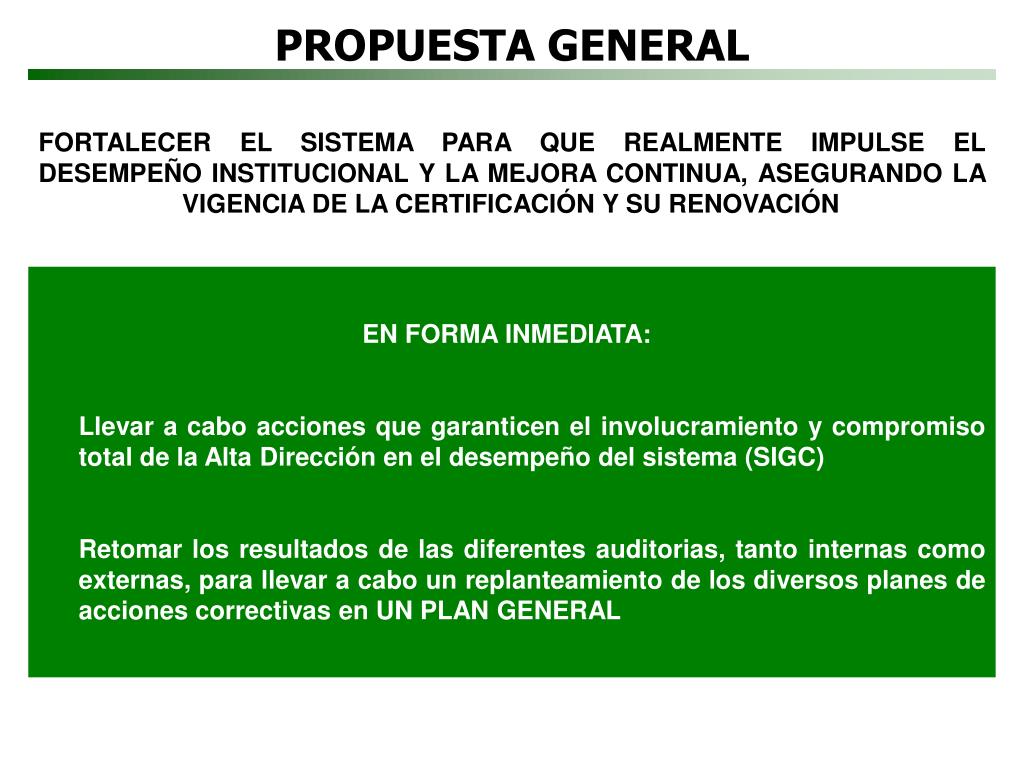 PPT - SISTEMA INSTITUCIONAL DE GESTIÓN DE LA CALIDAD PowerPoint ...