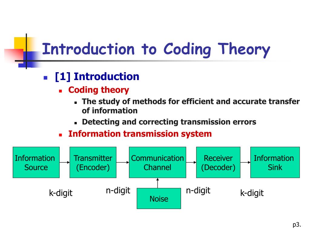 PPT Introduction to Coding Theory PowerPoint Presentation, free download ID3483259