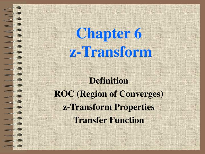 chapter 6 z transform n.