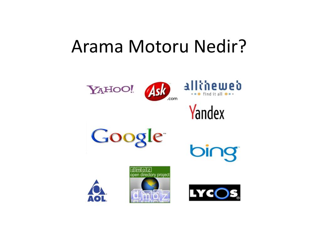 PPT - Arama Motoru Nedir? PowerPoint Presentation, free download -  ID:3485930