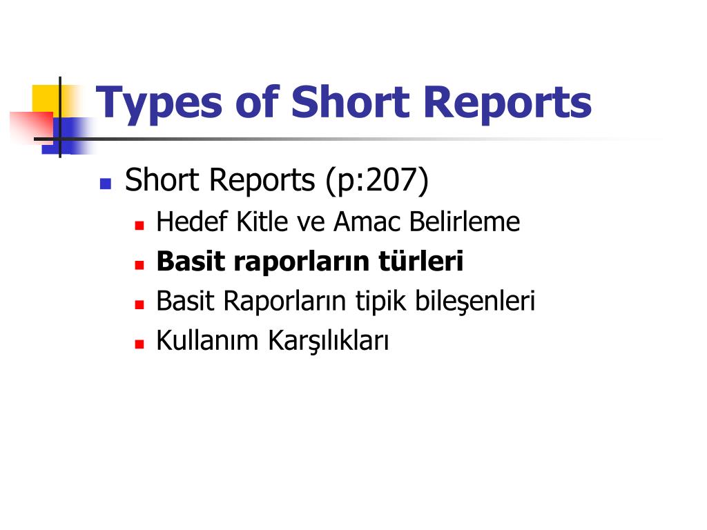 Short report