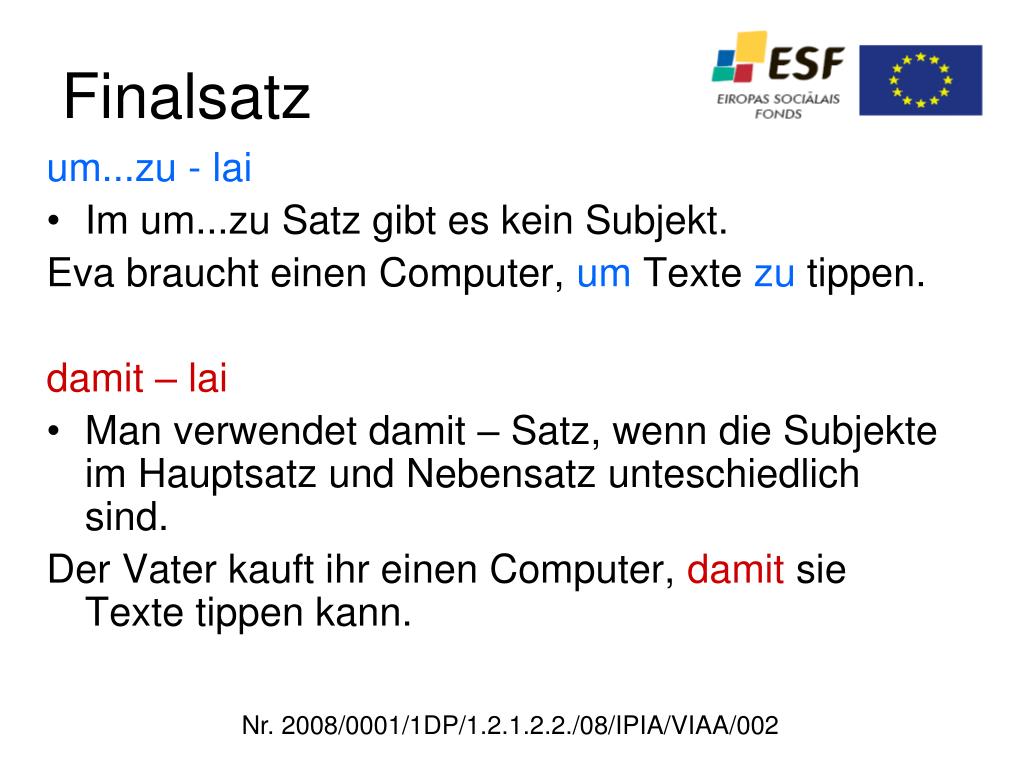 PPT - Nebensatz Salikts teikums PowerPoint Presentation, free download -  ID:3488880