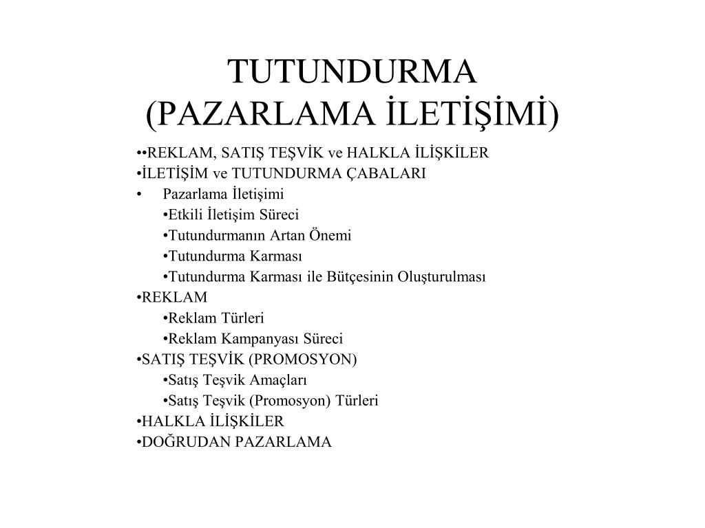 Satış teşvik etmenin ana yöntemi olarak malların teşvik edilmesi Satış teşvik etmenin ana yöntemi olarak malların teşvik edilmesi