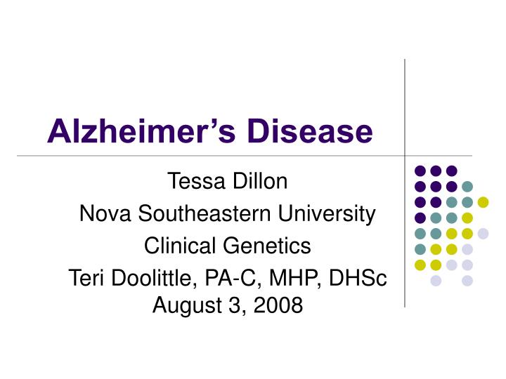 ppt alzheimers disease powerpoint presentation id 3490533 alzheimer s disease ppt