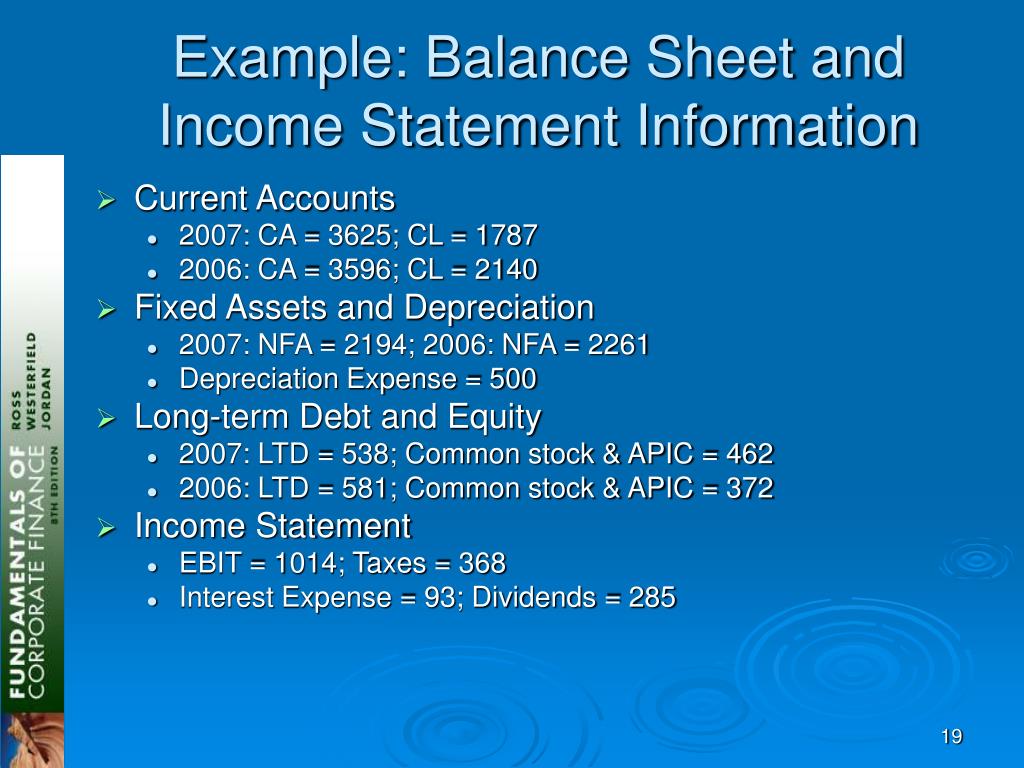 PPT - Financial Statements, Taxes, and Cash Flows PowerPoint ...