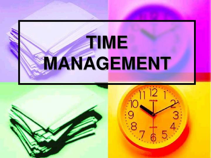 ppt presentation on time management