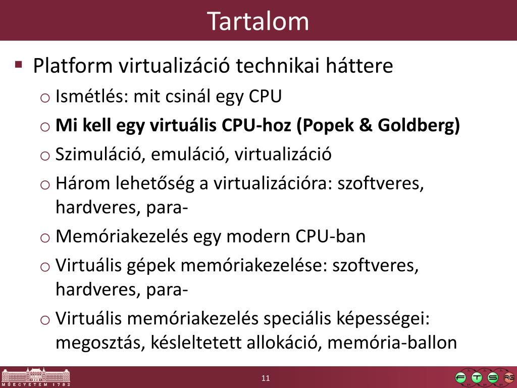 PPT - CPU virtualizáció PowerPoint Presentation, free download - ID:3491561