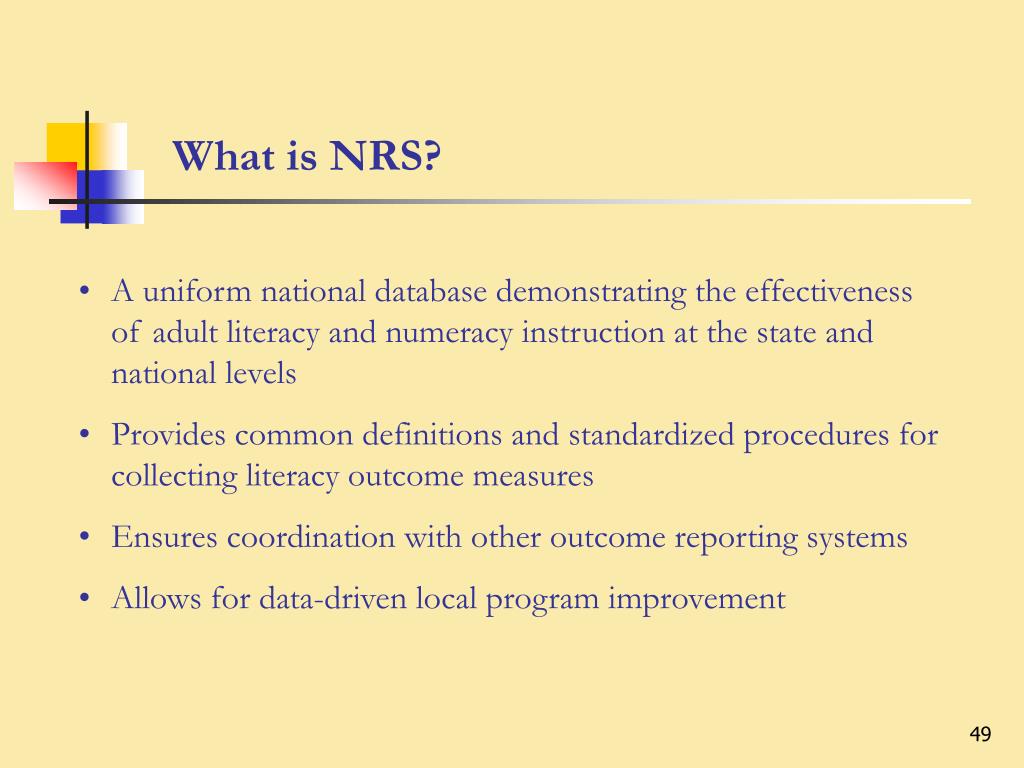 Nrs Register System PPT - Welcome to the 2007-2008 Division of Workforce Education Funding ...