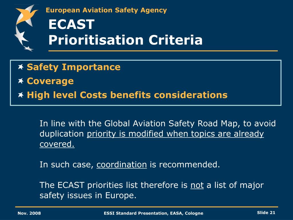 PPT - John Vincent Head of Safety Analysis & Research, EASA Michel ...
