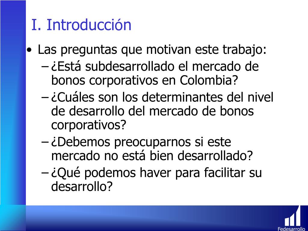 PPT - El Mercado de Bonos Corporativos en Colombia PowerPoint ...