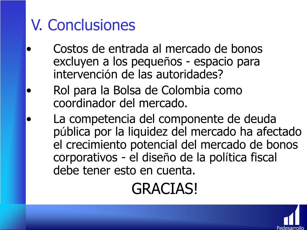 PPT - El Mercado de Bonos Corporativos en Colombia PowerPoint ...