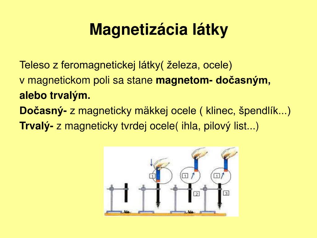 PPT - Magnetické vlastnosti látok PowerPoint Presentation, free download -  ID:3494530