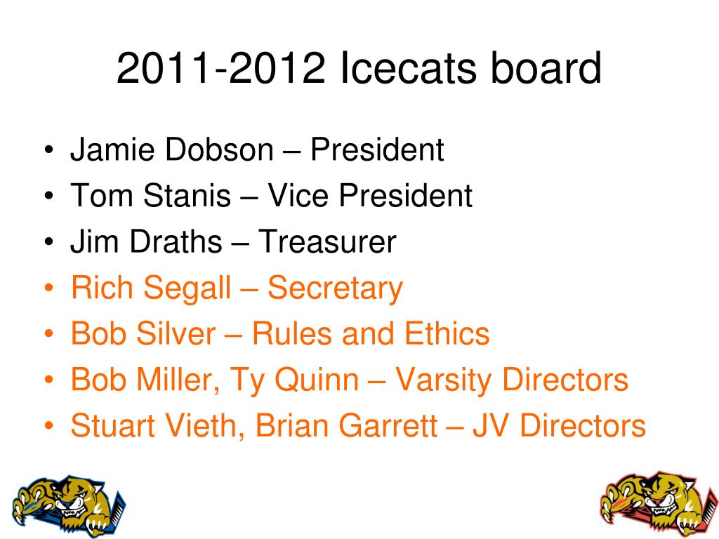 Tom Stanis PPT - LHS/VHHS ICECATS HOCKEY PowerPoint Presentation, free download ...