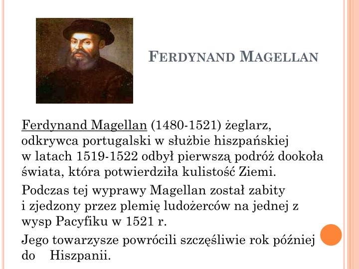 PPT - Odkrycia geograficzne i Wielcy odkrywcy PowerPoint Presentation