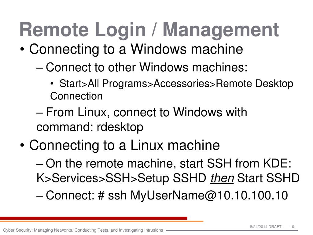PPT - Chapter 4: Network Administration for Windows, Linux, and VMware ...