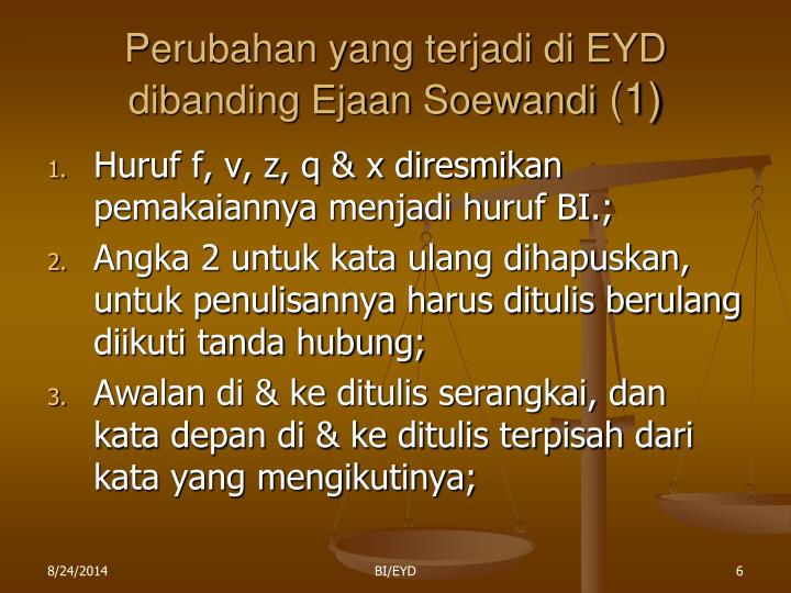 PPT - EYD DAN TANDA BACA PowerPoint Presentation - ID:3498356