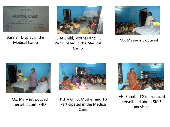 PPT Banner Display in the Medical Camp PowerPoint Presentation, free