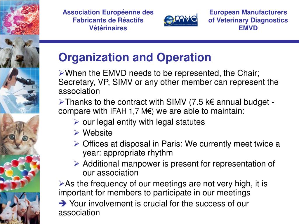 PPT European Manufacturers of Veterinary Diagnostics EMVD PowerPoint