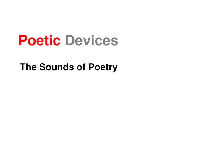 poetic devices n.