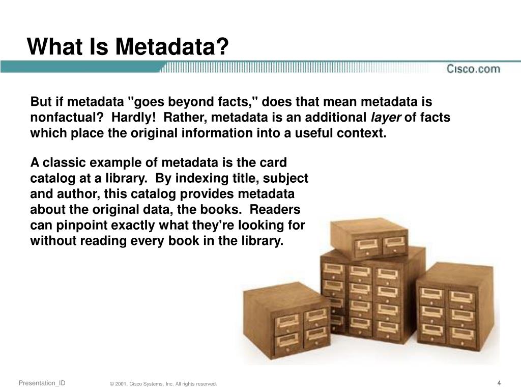 PPT - Introduction To Metadata PowerPoint Presentation, Free Download ...